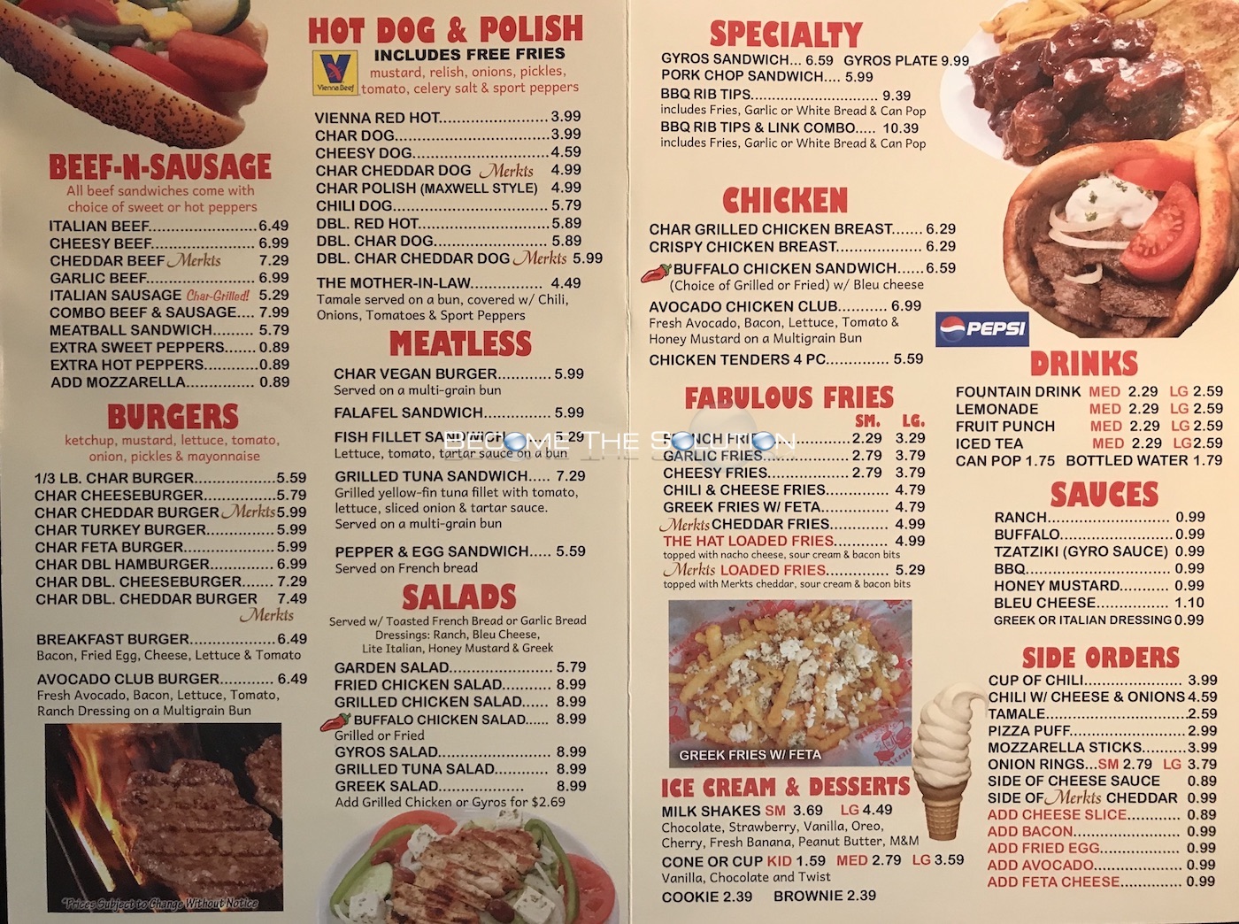Delta Restaurant Menu Delta Restaurant Menu